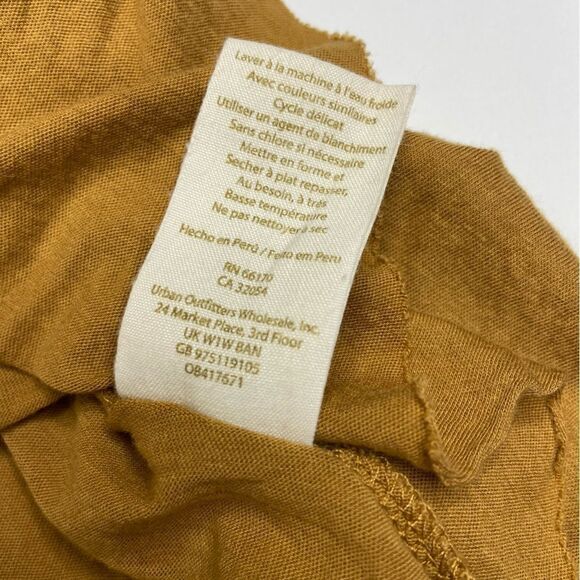 Free People Fantasy Cosmic Triangle Tank Golden Yellow Size XS - Picture 6 of 6